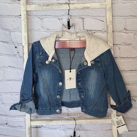 7 For All Mankind jean jacket and dress - Picture 2 of 14